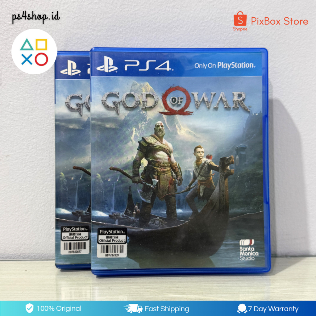 BD KASET GOD OF WAR PS4 SECOND BEKAS MURAH GOW PS4 GAME OF THE YEAR DEWA KRATOS PLAYSTATION