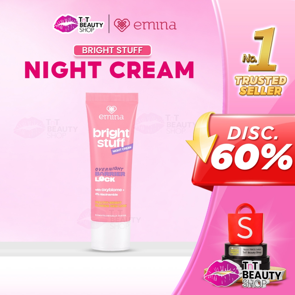Emina Bright Stuff Night Cream 20g | TnT Beauty Shop