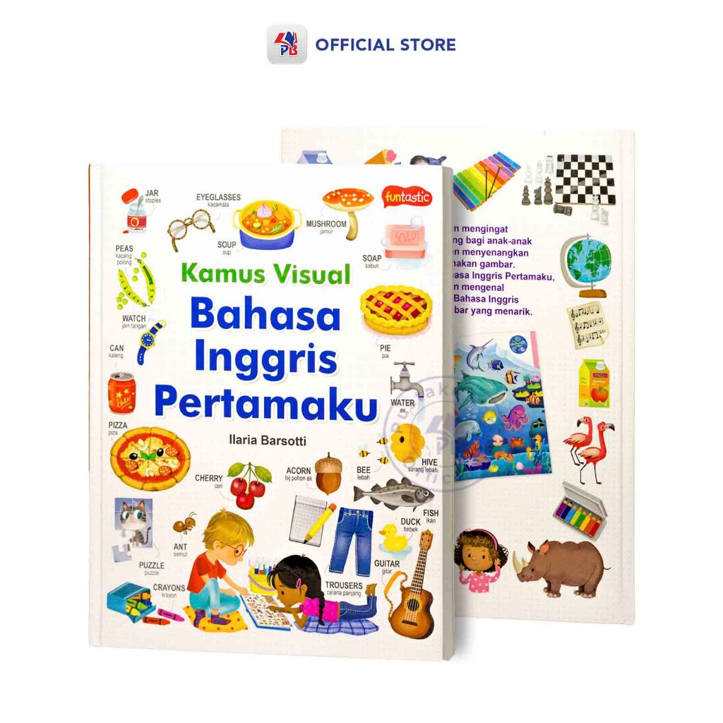 Buku Kamus Bergambar / Kamus Visual Bahasa Inggris Pertamaku / GRAMEDIA