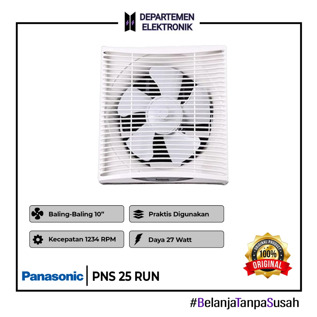 EXHAUST FAN DINDING 10" / PANASONIC EXHAUST FAN VENTILATING [PNS 25RUN]