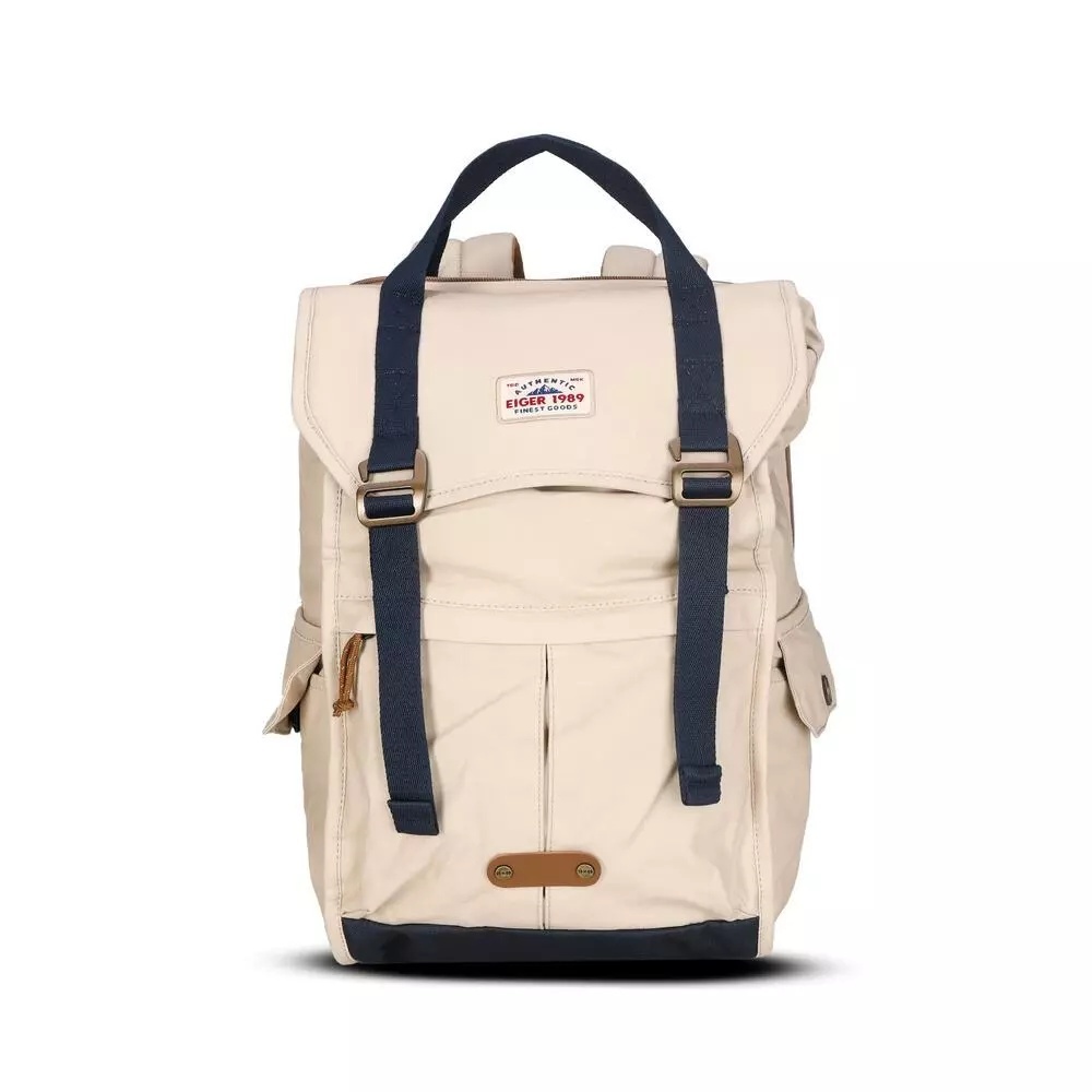 ORIGINAL PROMO  EIGER1989 X-CRUISAGE CANVAS 20L 1A LAPTOP BACKPACK Tas Ransel Pria Kanvas Retro deng