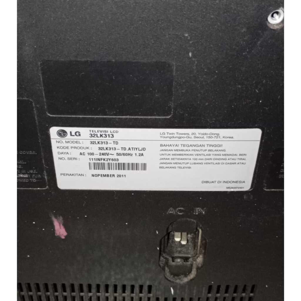 Panel LCD TV LG Tipe 32LK313 Layar TV LG 32TV LG 32LK313 | Panel TV LG 32 Inch