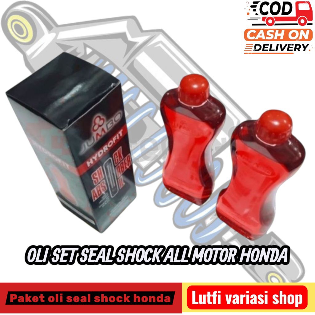Seal Shock Depan Beat FI Set Oli Shock Jumbo Double Per Beat Karbu Scoopy Vario Grand Supra