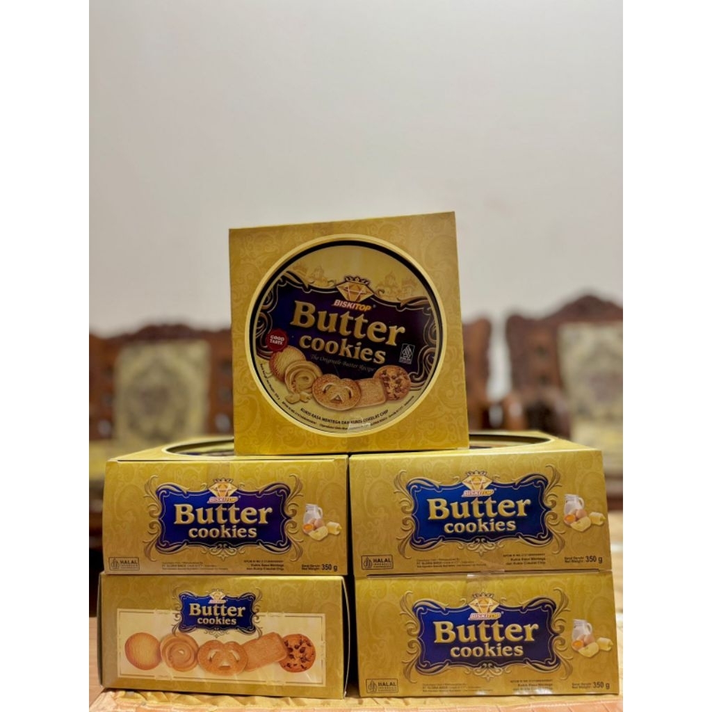 BISKITOP BUTTER COOKIES KALENG