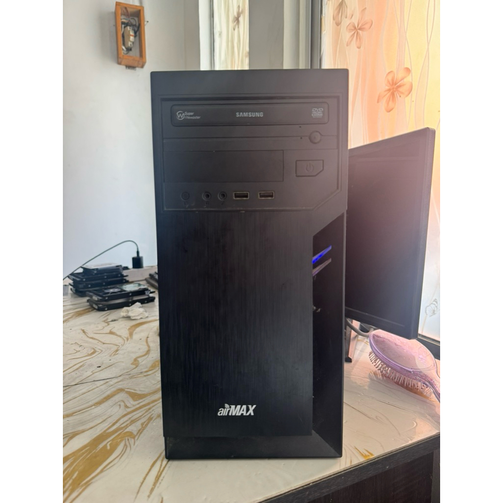 pc rakitan pentium g6400,memory 4gb,hardisk 500gb