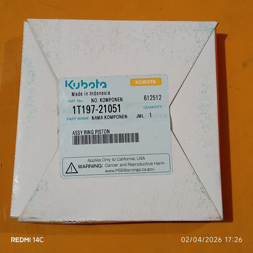 RD 150 Ring Piston Seher Kubota RD150 RD-150 Original