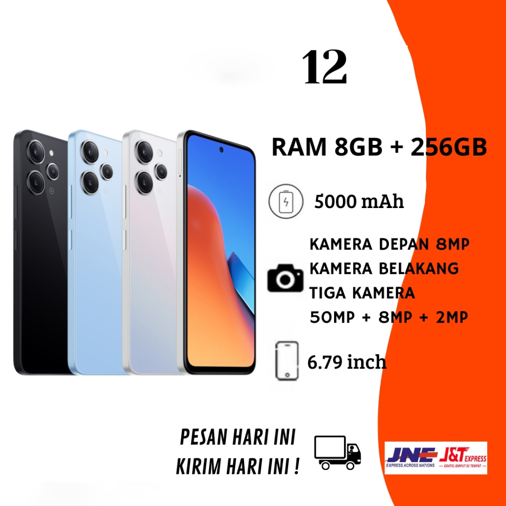 PONSEL 12 8/128 GB - XIOMI MI 12 RAM 8GB ROM 128GB GARANSI RESMI