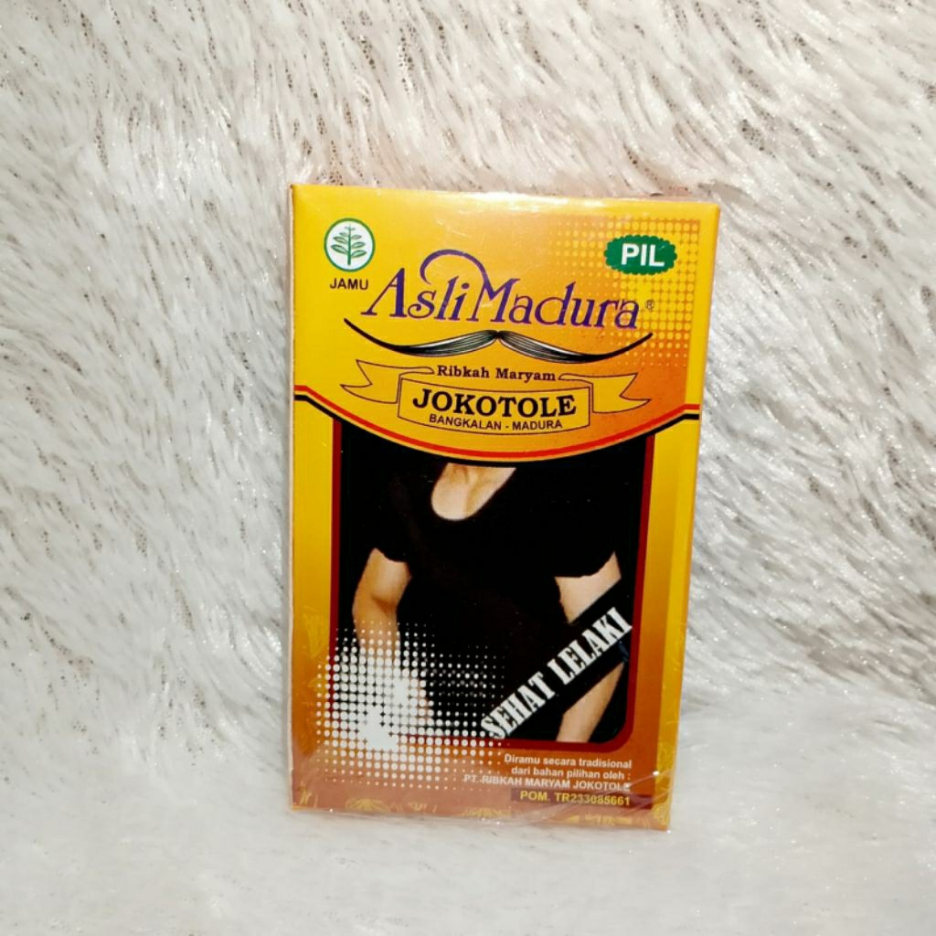Jamu Sehat Lelaki Tradisional Madura Kemasan Baru 100 pil ( exp disamping kemasan)