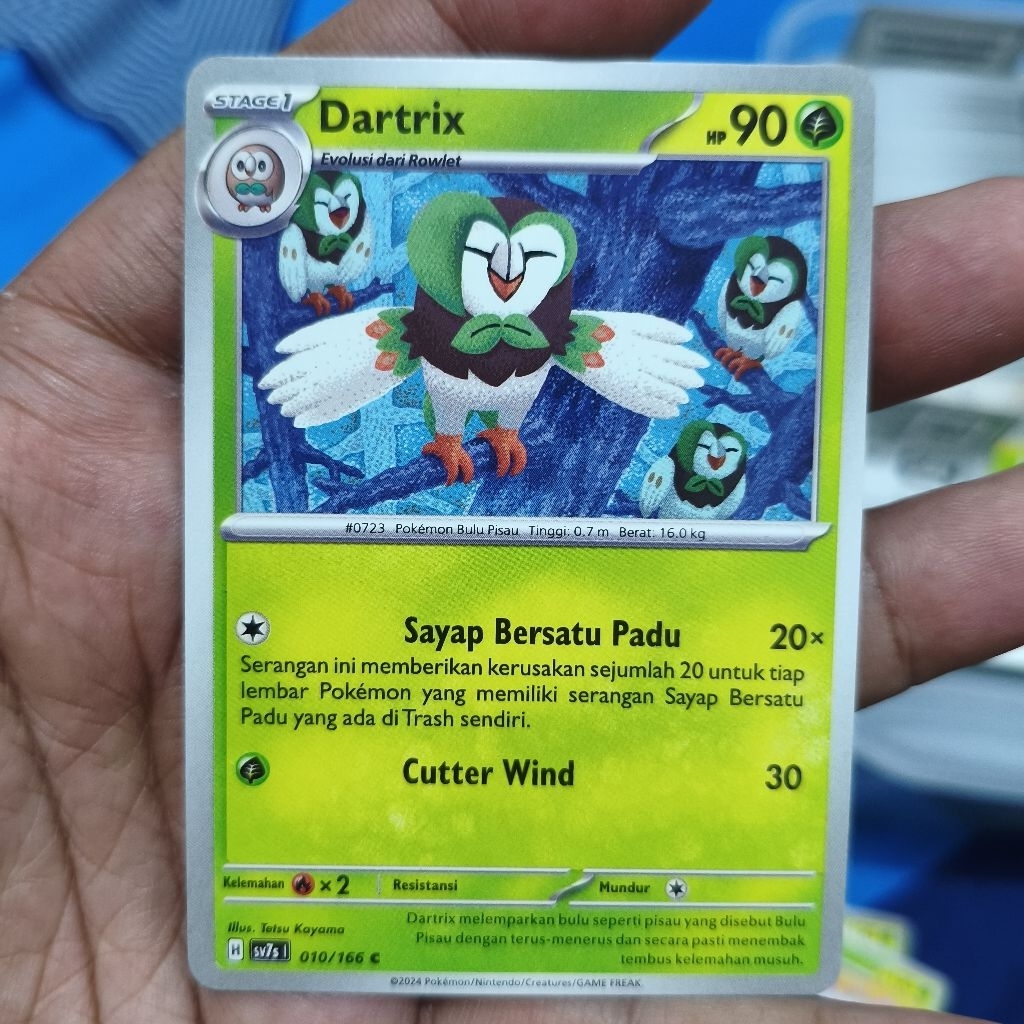 dartrix tcg pokemon / kartu pokemon