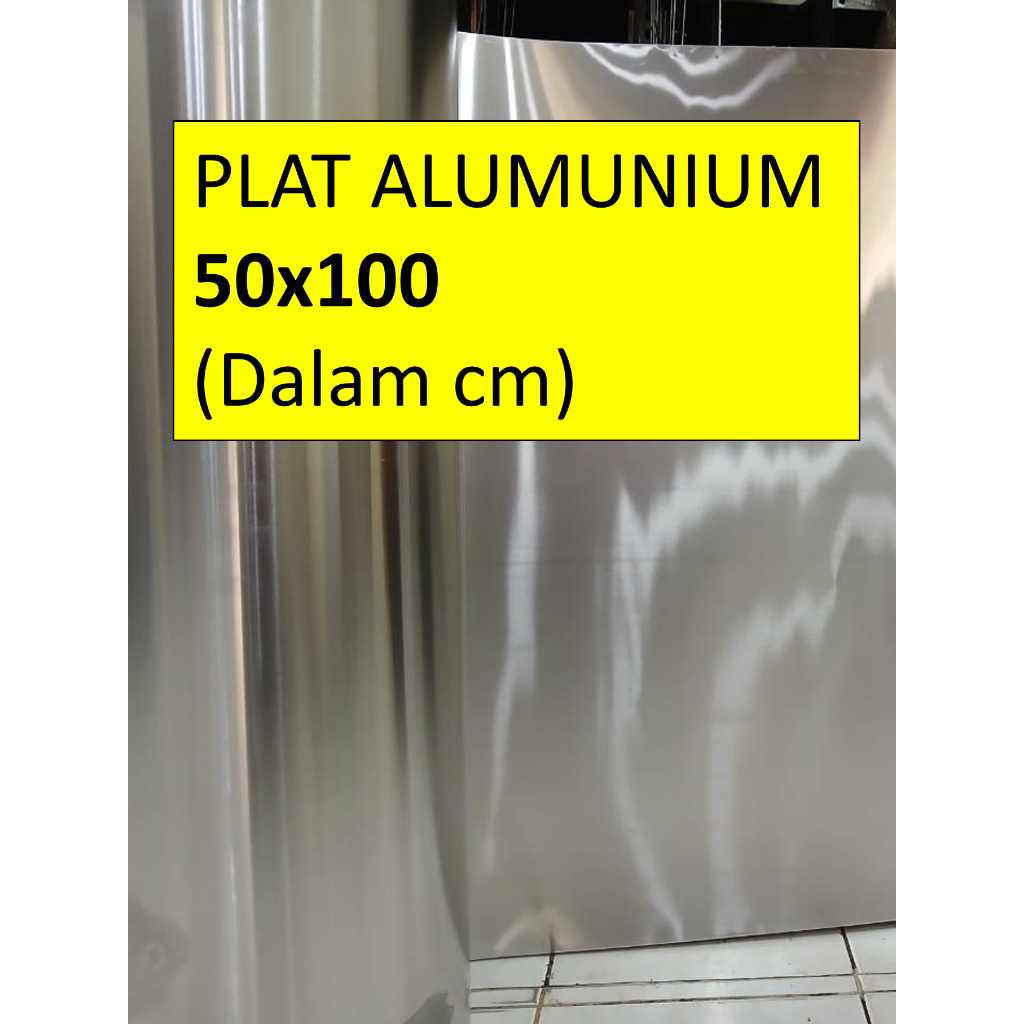 Plat Talang Seng Alumunium - 50x100 cm