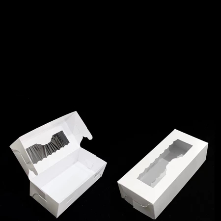 Box Packaging Hampers Kue Gulung Jendela Mika