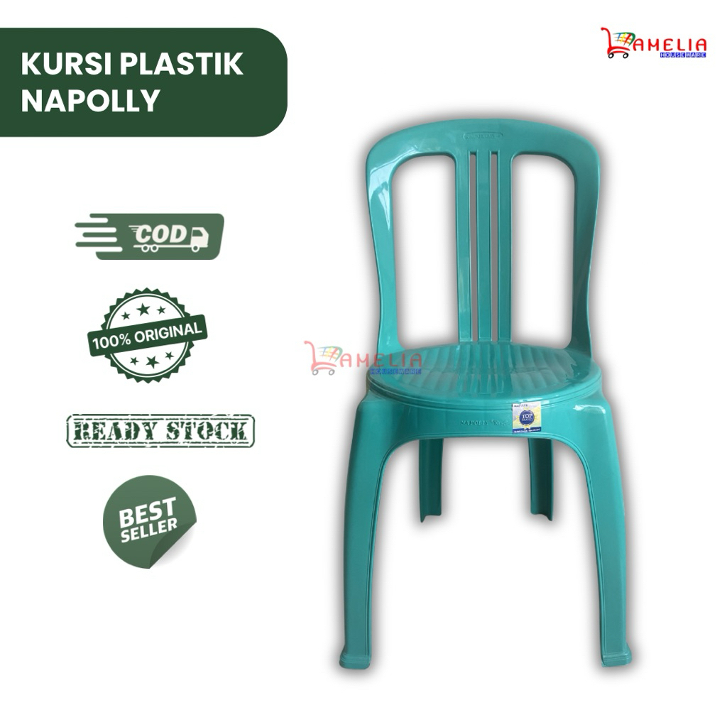 KURSI PLASTIK SANDARAN - NAPOLLY