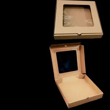 Box Kue Kotak Packaging Hampers Jendela Mika