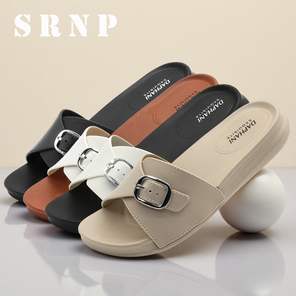 SRNP Sandal Wanita Jelly Korea Sendal Wedges Tebal Empuk EVA 2026