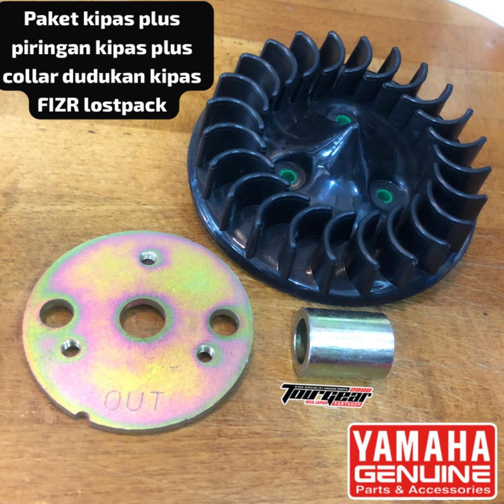 PAKET KIPAS PLUS PIRINGAN KIPAS PLUS COLLAR DUDUKAN KIPAS FIZR LOSTPACK