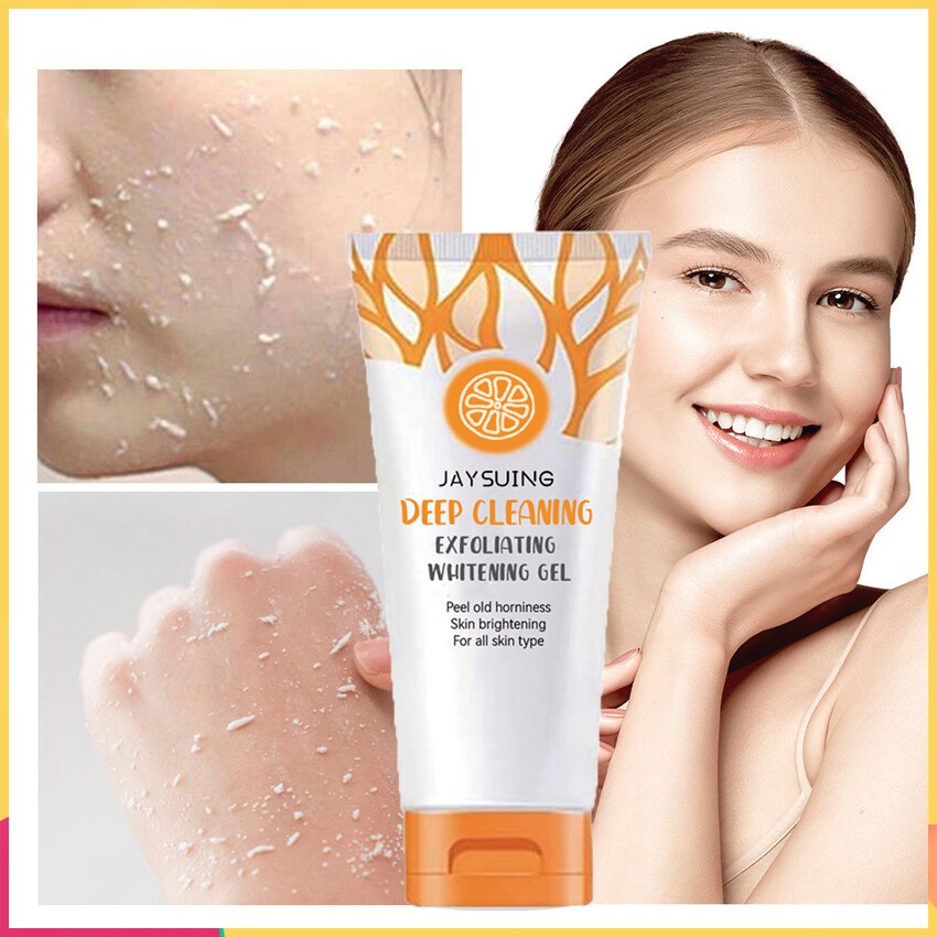 Orange Exfoliating Gel 50g | Eksfoliasi Wajah Pengelupas Kulit Mati, Membersihkan Pori & Mencerahkan