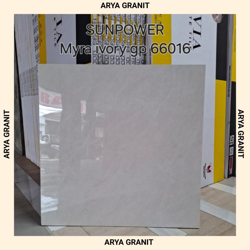 Granit lantai Sunpower Myra ivory gp 66016 UK 60×60