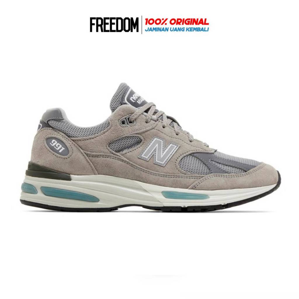 NB 991 Dove Alloy Silver ORIGINAL RESMI Sepatu Unisex U991GL2