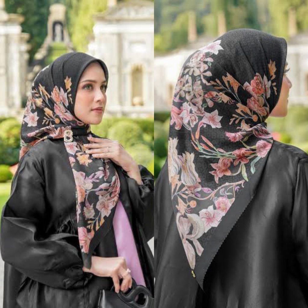 Buttonscarves ORIGINAL Bimu Voile Square Scarf NEW WITH TAG