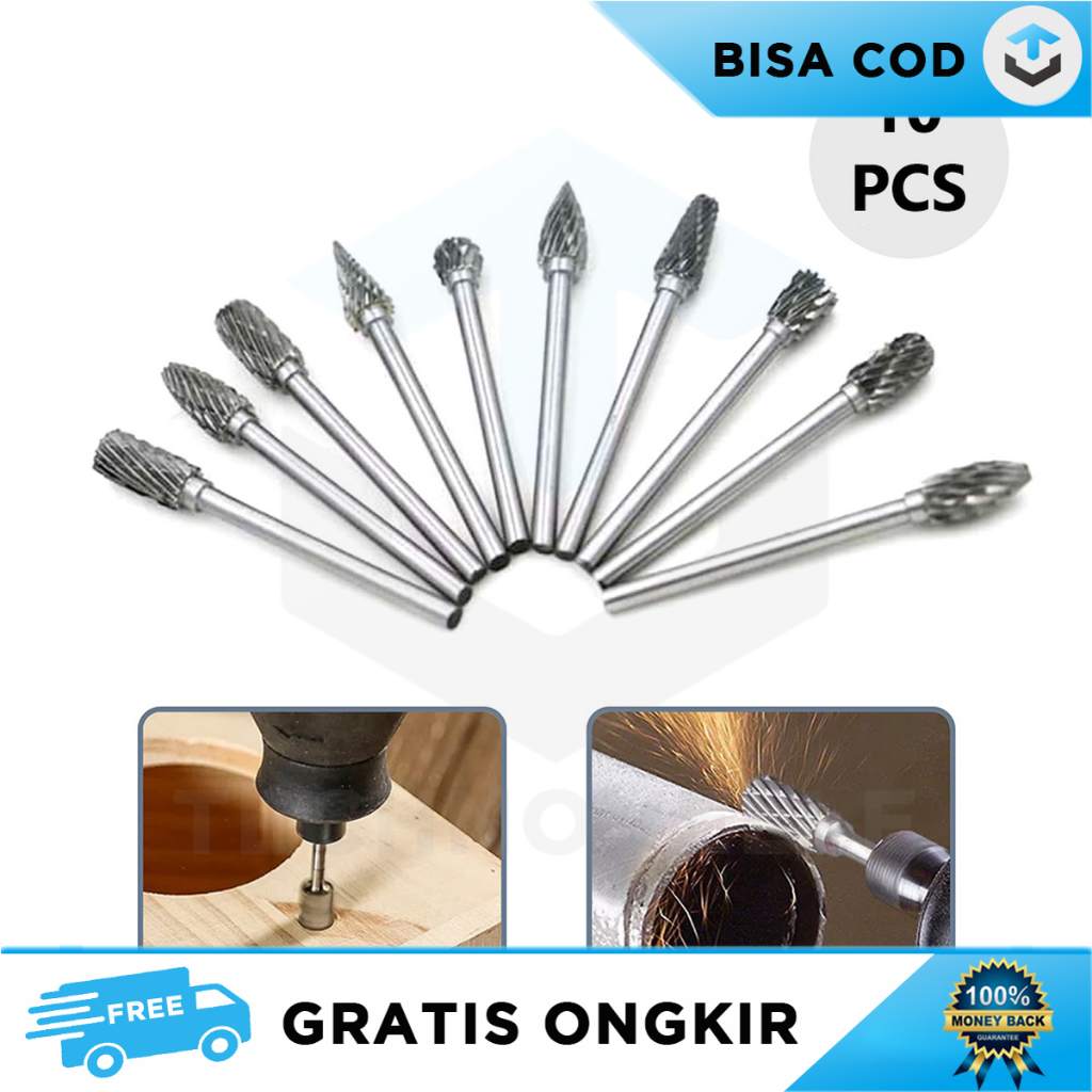KEPALA MATA BOR REPARASI MINI ELEKTRONIK LISTRIK SPIRAL TUNGSTEN BESI KUNINGAN KAYU MULTIFUNGSI 1/8 