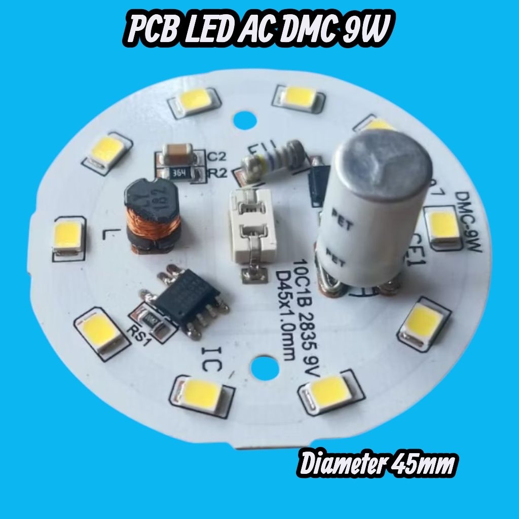 PCB LED AC DMC 9W