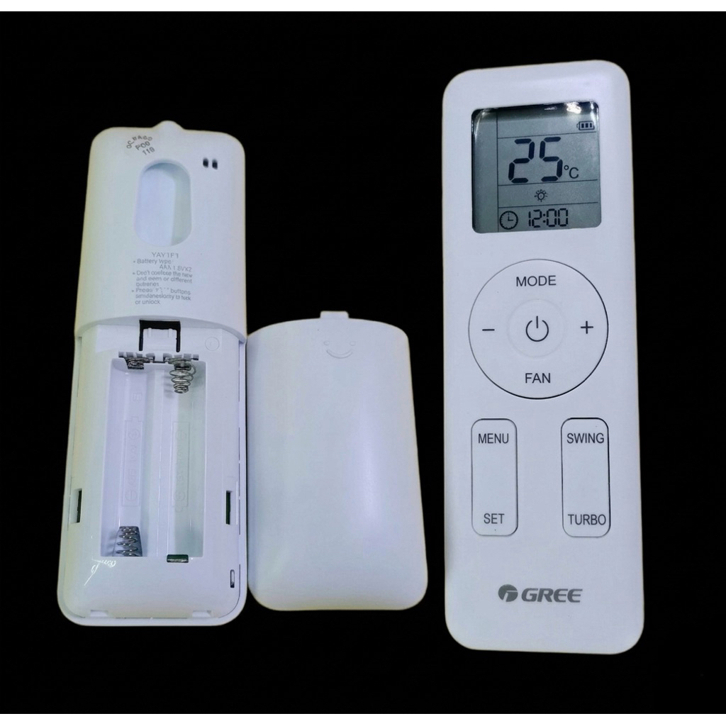 Remote AC GREE YAY1FA GWC-05C3E GWC-07C3E GWC-09C3E GWC-05MOO5 GWC-07MOO5 GWC-09MOO5A GWC-09MOO5S GW
