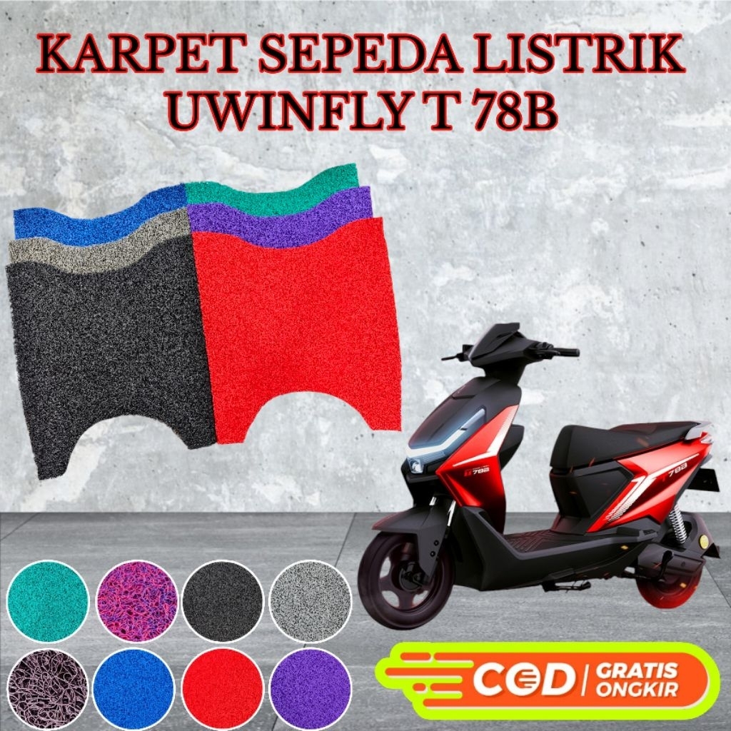 Karpet Sepeda Listrik Uwinfly T78B