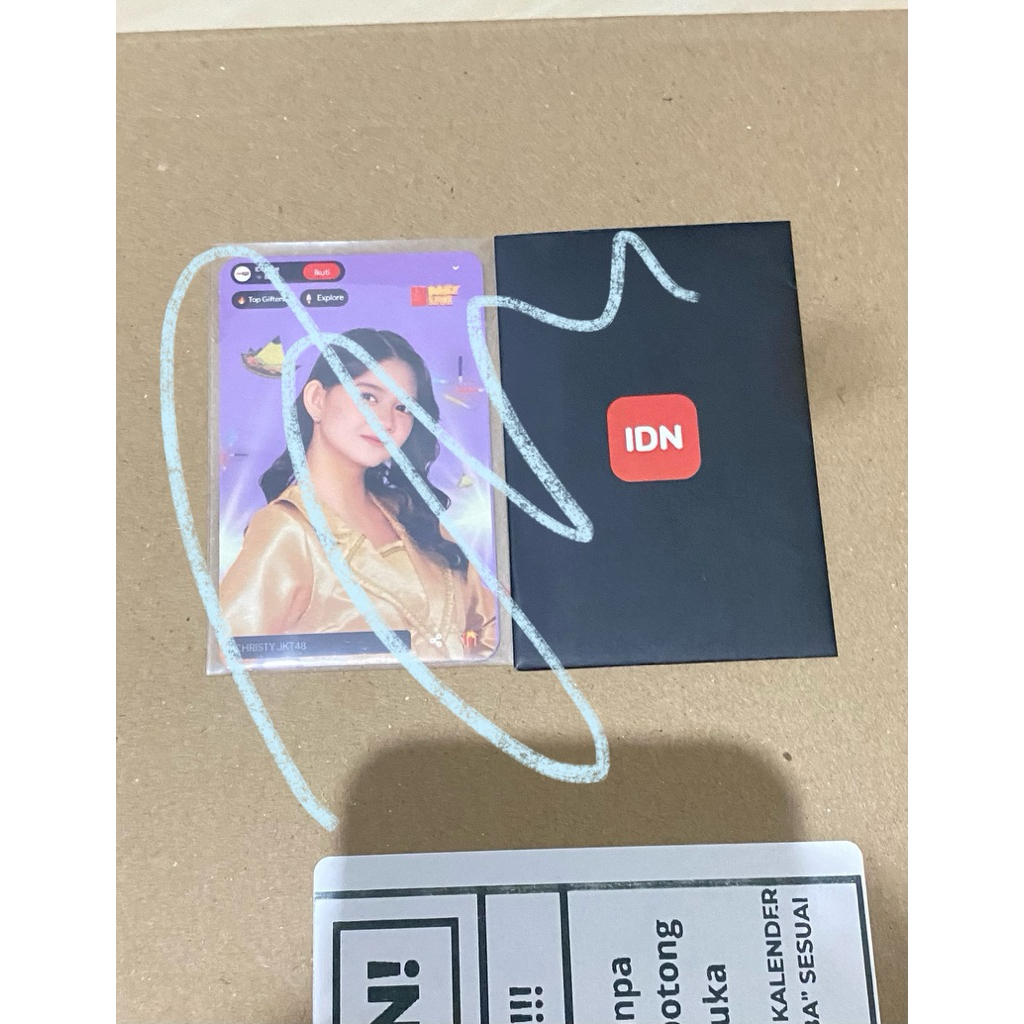 best supporter photocard idn Christy jkt48 official