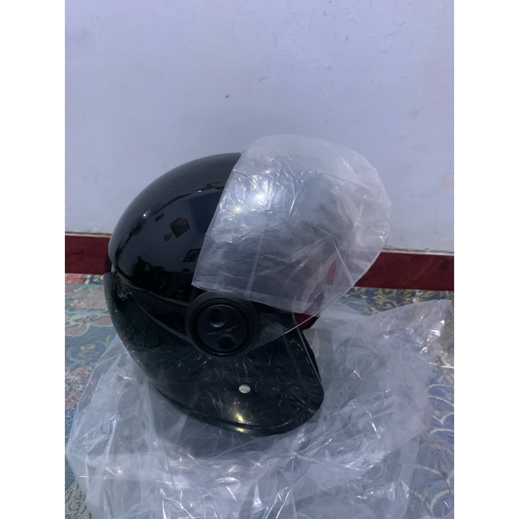 helm honda scoopy warna HITAM ORI SNI