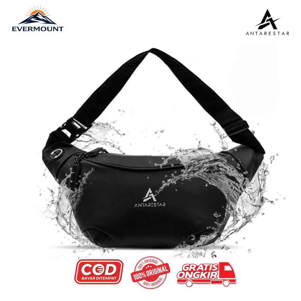 ANTARESTAR Waistbag Zenit - Tas Selempang/Waistbag - ZENIT HITAM