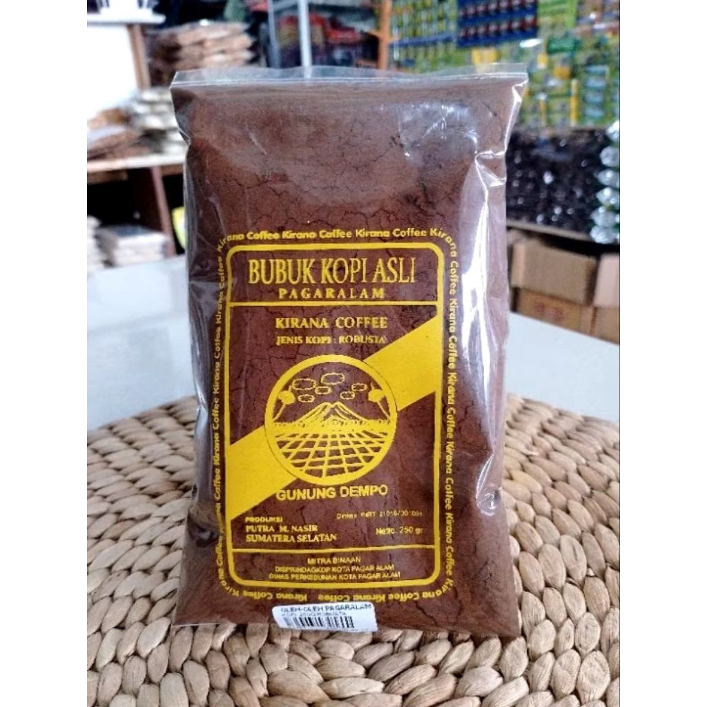 kopi bubuk aseli pagar alam kopi kirana