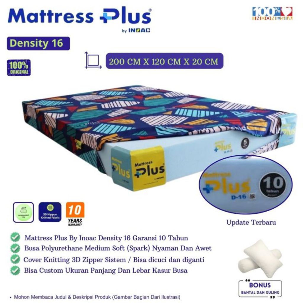 Kasur Busa Inoac Plus 120x200x20cm(ORIGINAL)