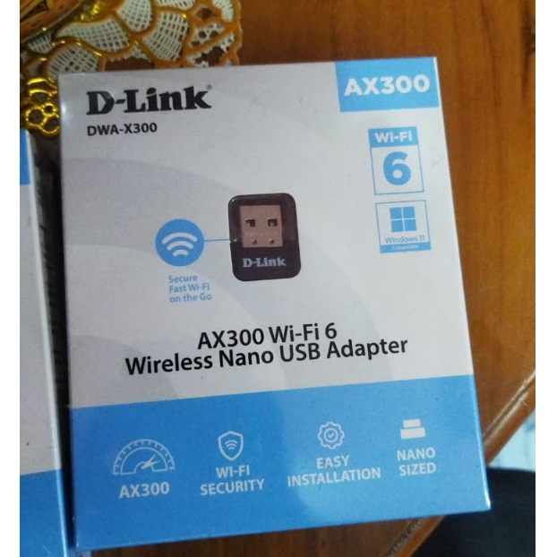 Usb Wifi D-Link Dwa X300 Wireless Ax300 Wifi 6 Nano Dlink Usb Wifi Adapter / wireless adapter / dlin