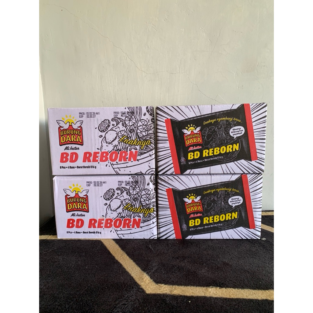 BURUNG DARA mie instan BD Reborn isi 8 pcs