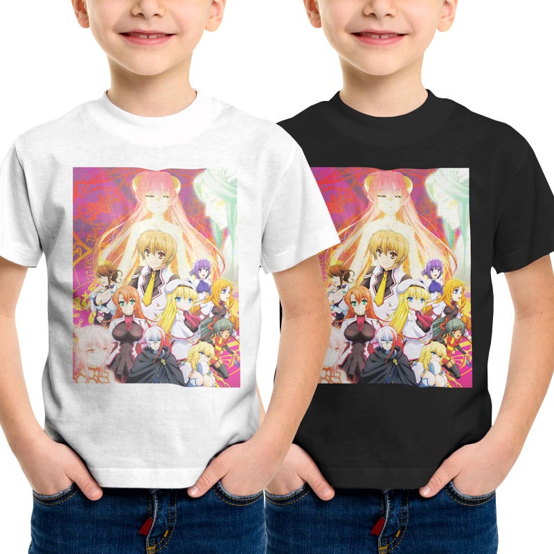 Kaos Seikoku no Dragonar New Dragonar Academy Tshirt Anak Casual 100% Cotton Untuk Anak Umur 2 s.d 1