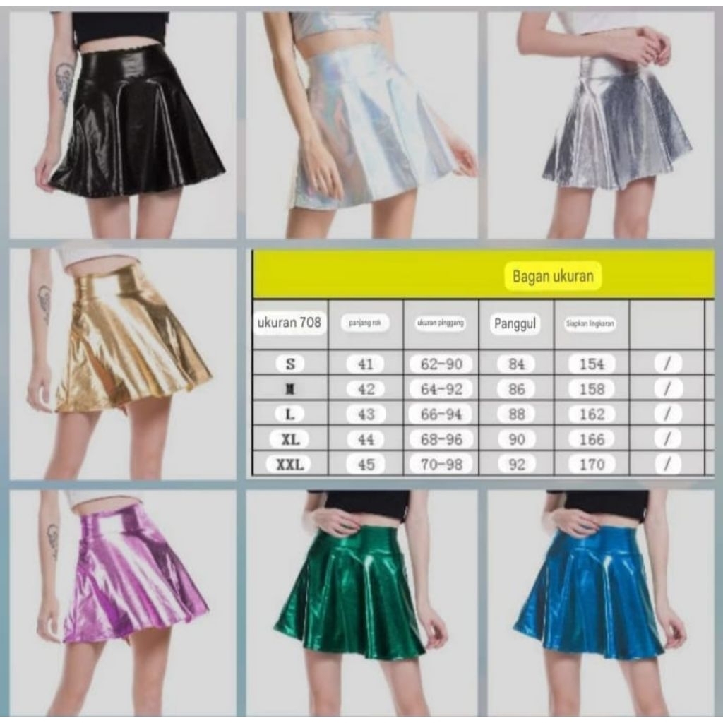 Rok Dance Rok Dansa Pendek Kilat Mini skirt Rok Line Dance Belly Dance Salsa Latin Kostum Model Terb