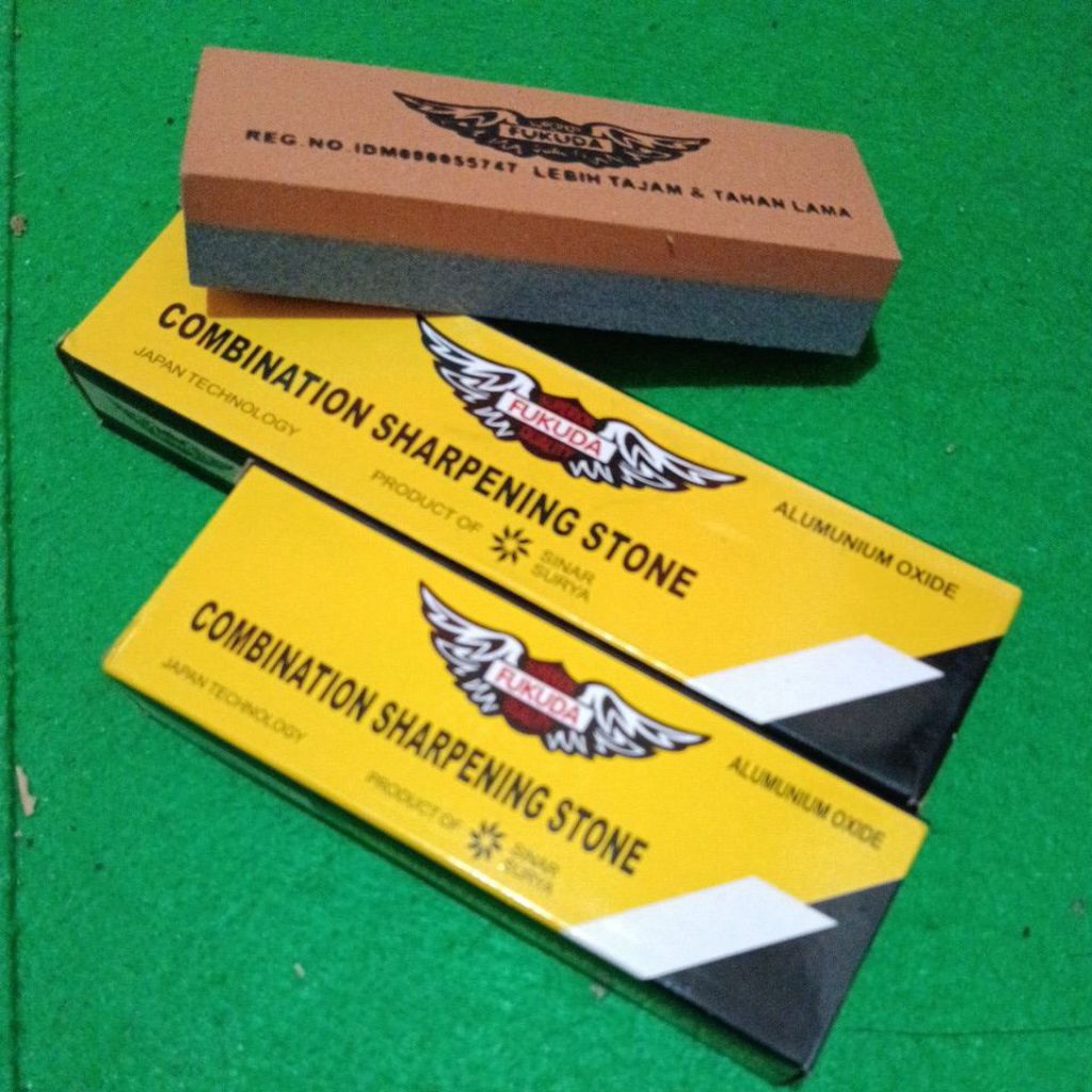 batu asah fukuda merah + hitam