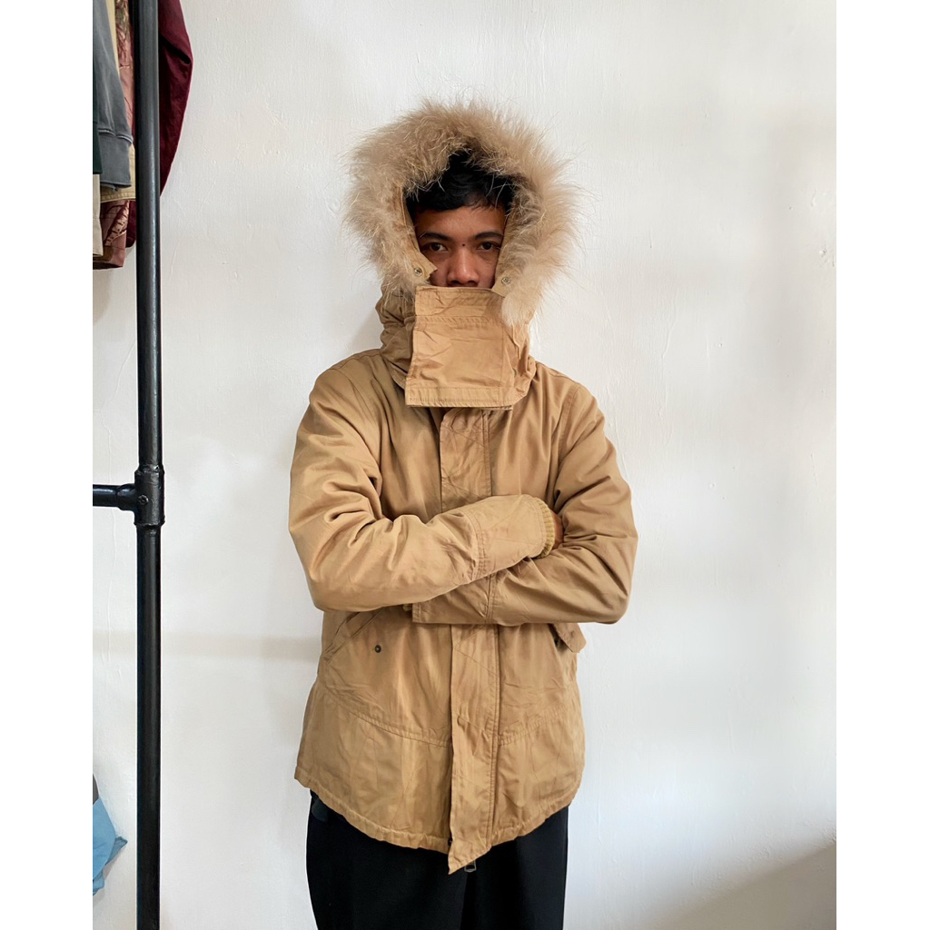 AVANT GARDE MILITARY FUR PARKA FIELD SHORT JACKET JAPANESE