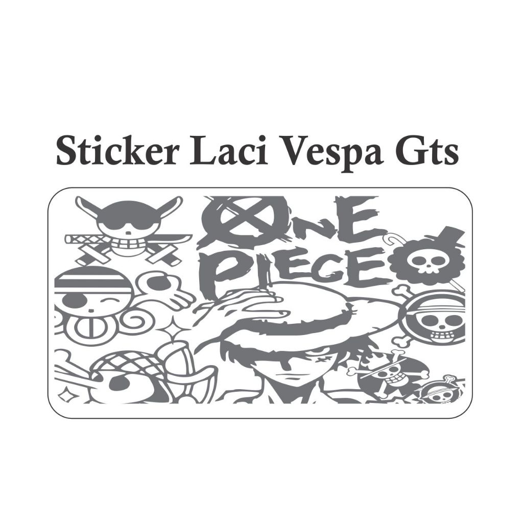 Sticker Motor Vespa Gts 300 // Stiker Laci Motor Vespa GTS