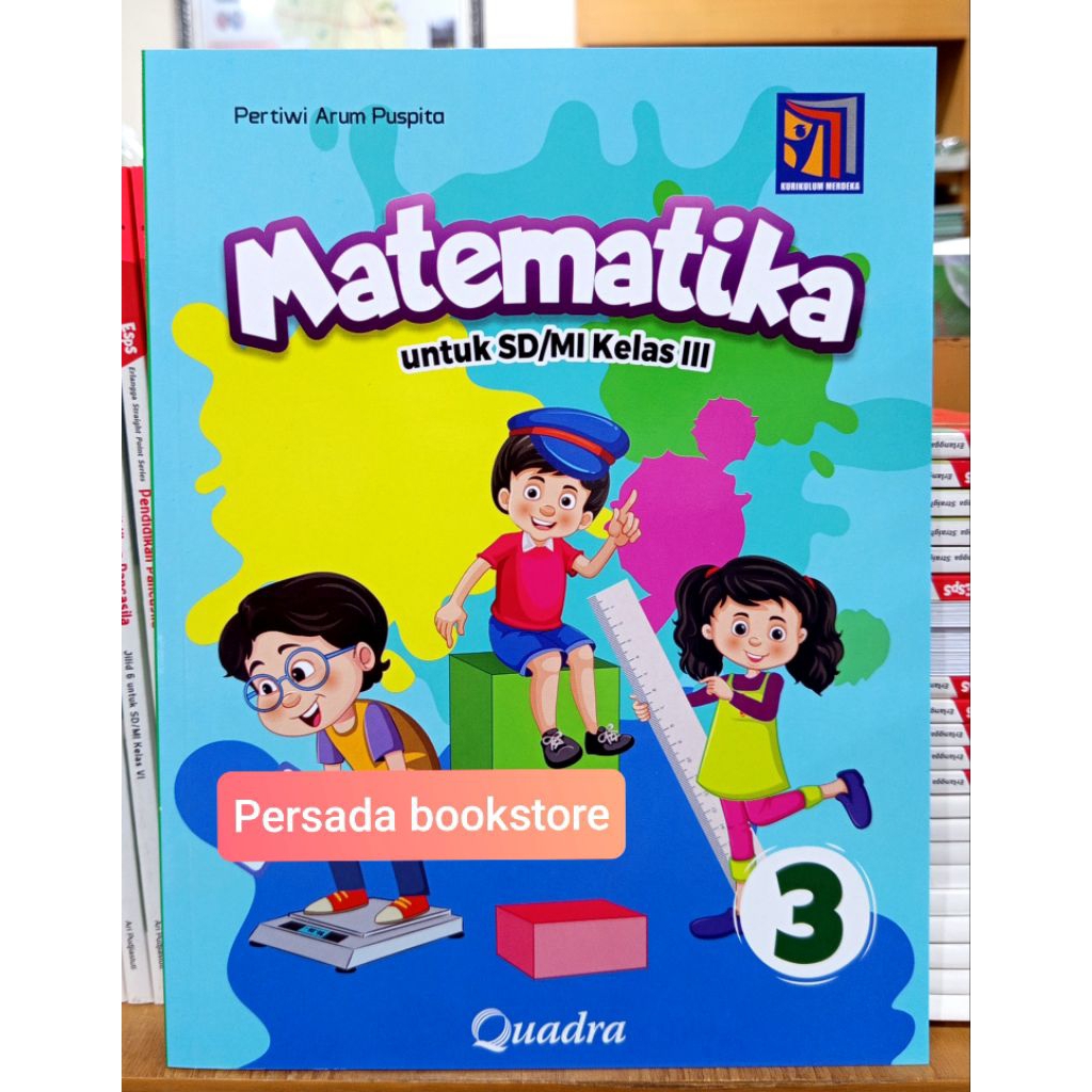 Buku Matematika Kelas 3 SD Kurikulum Merdeka Quadra