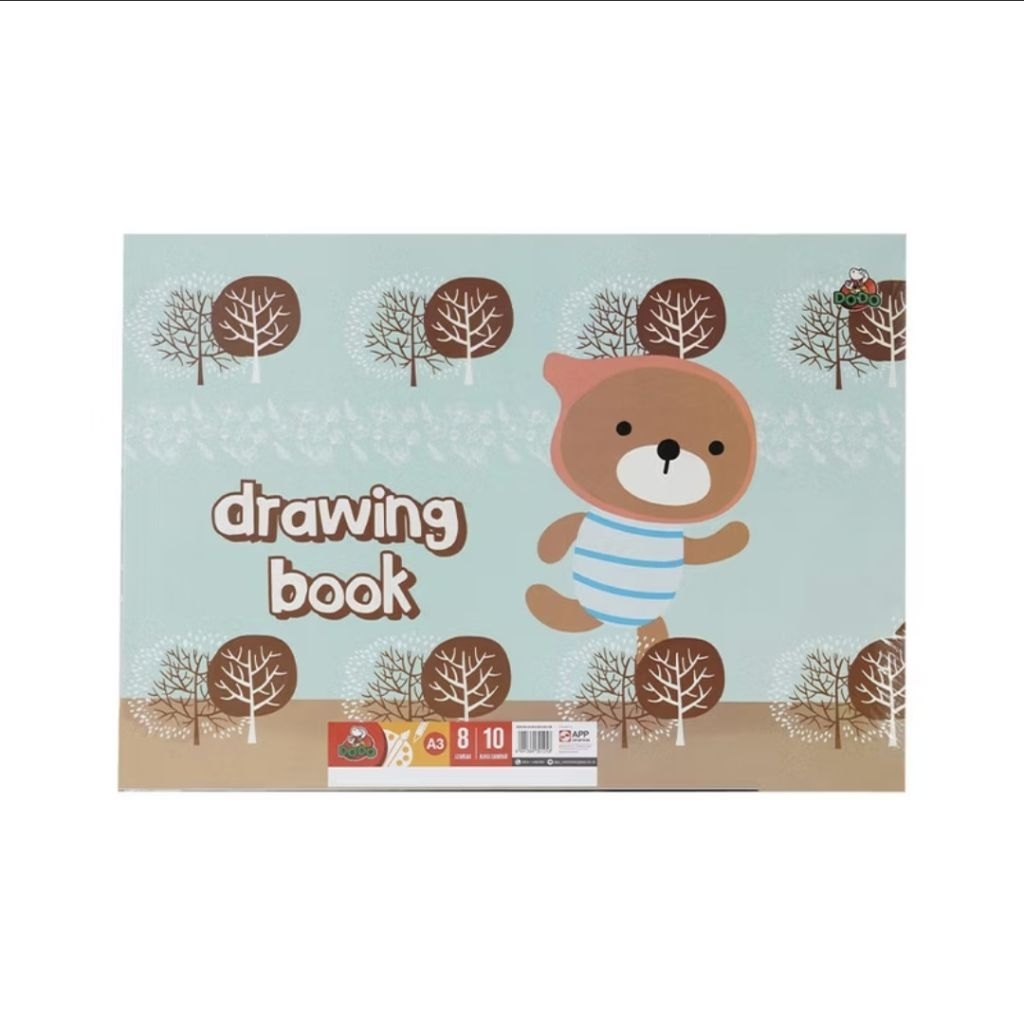 Buku Gambar A3 Dodo (1 buku 8 lembar) / Drawing Book A3 Dodo / Buku menggambar A3 / Buku A3 / Buku G