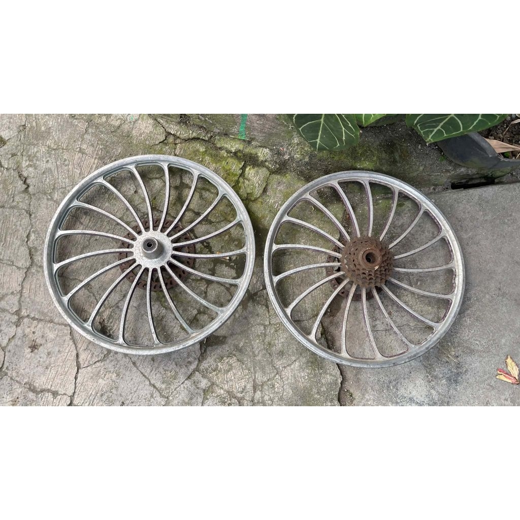 velg aloy kipas bmx 20  , pelk sepeda aloy , velk sepeda alloy bmx sepasang