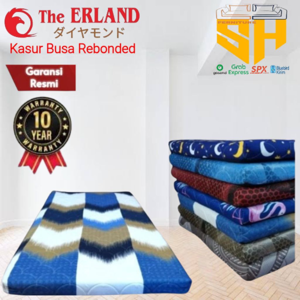 Kasur Busa Rebonded / Kasur Lantai / Kasur Gulung The Erland - Original Produk