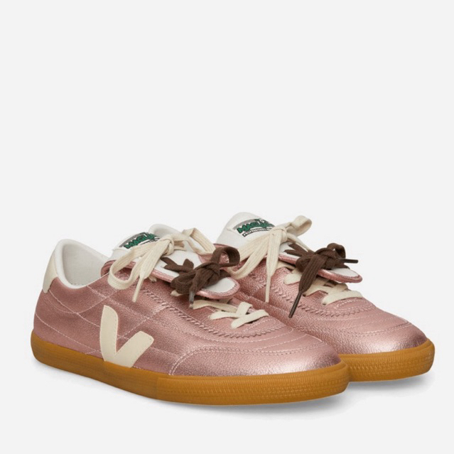 Veja Panekan Leather Pink Nacre Magliano Original Resmi
