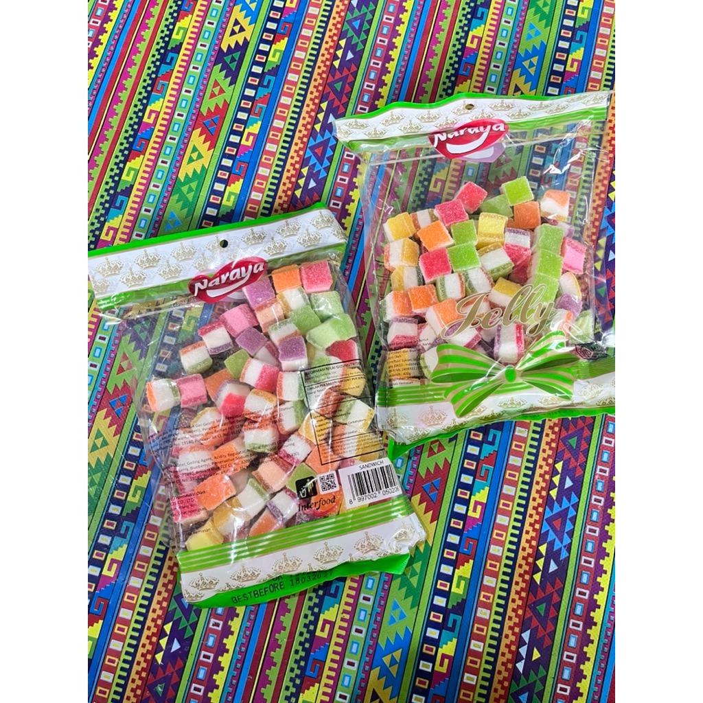 permen marsmellow Naraya (jelly) snack aneka rasa