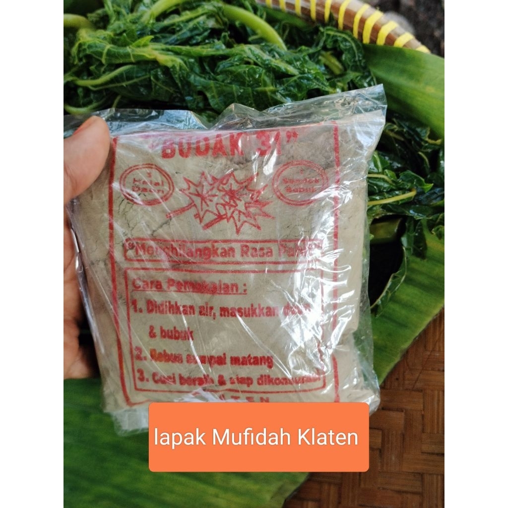 TANAH LIAT BUBUK/AMPO BUBUK UNTUK DAUN PEPAYA