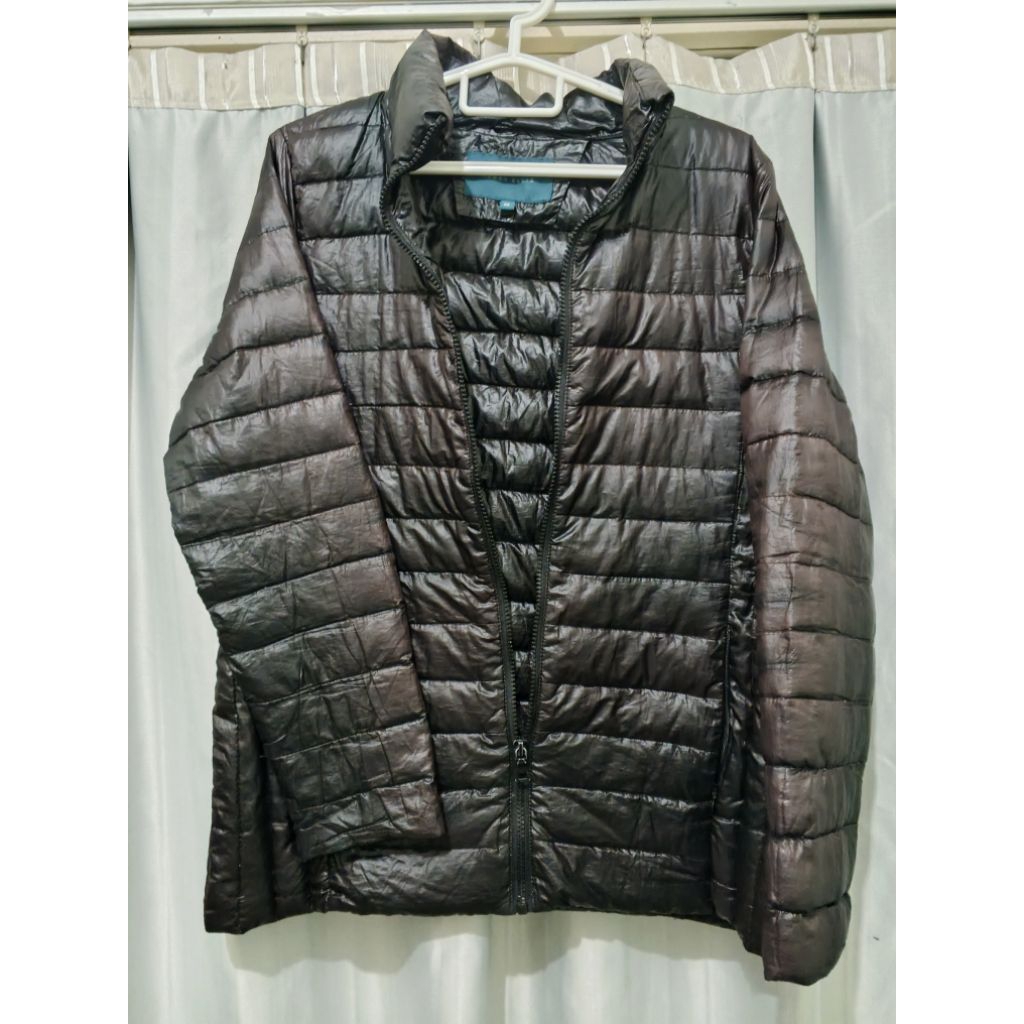 [PRELOVED] jacket motor wanita bulu angsa