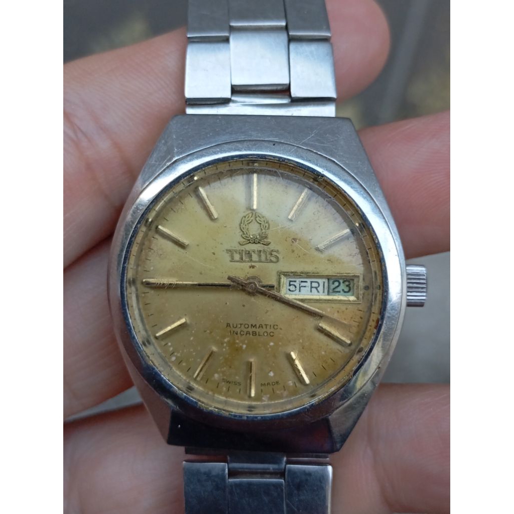 jam tangan solvil et titus automatic second preloved original
