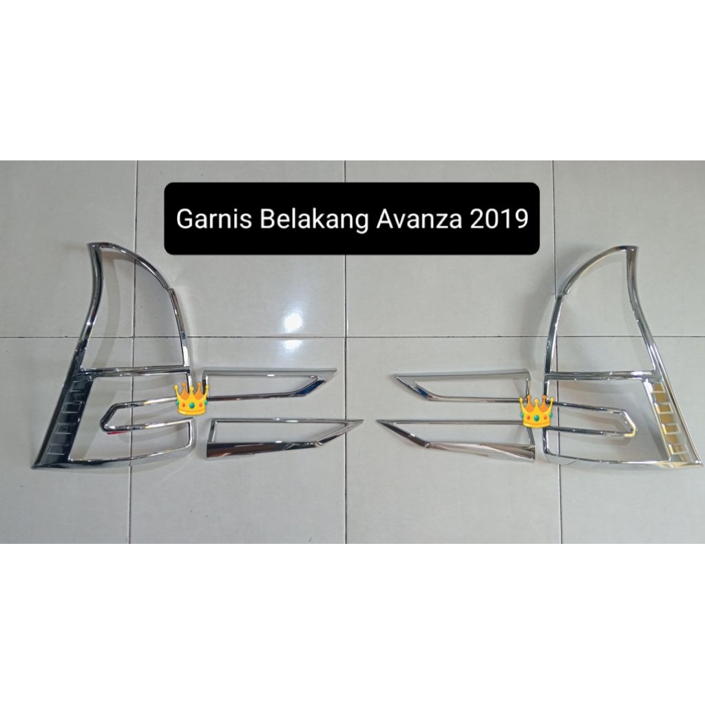 Garnis lampu Depan Avanza 2019 / Garnis lampu belakang Avanza 2019 / Garnis depan belakang Avanza 20