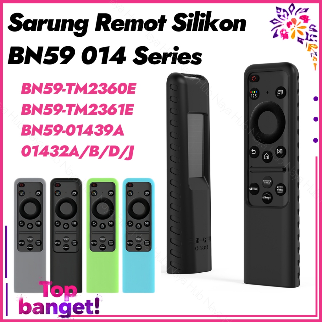Silicon Cover Sarung Remote TV Samsung Smart TV Untuk Samsung CU8000 DU8000 TM2360E Samsung BN59 014